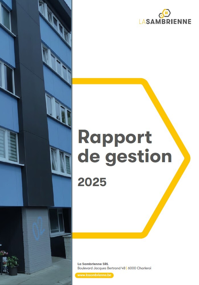 Une du Rapport de Gestion 2025 RDG