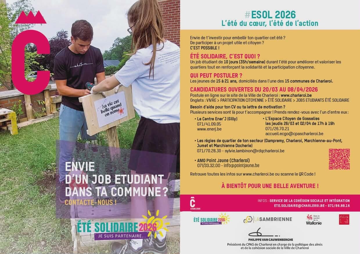 Flyer Eté Solidaire