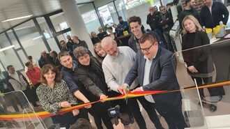 Photo de l'inauguration de l'accueil de la sambrienne