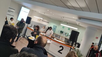 Photo de l'inauguration de l'accueil de la sambrienne