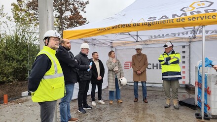 Première pierre Solaire Lot 5.