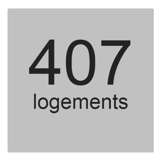 407 logements